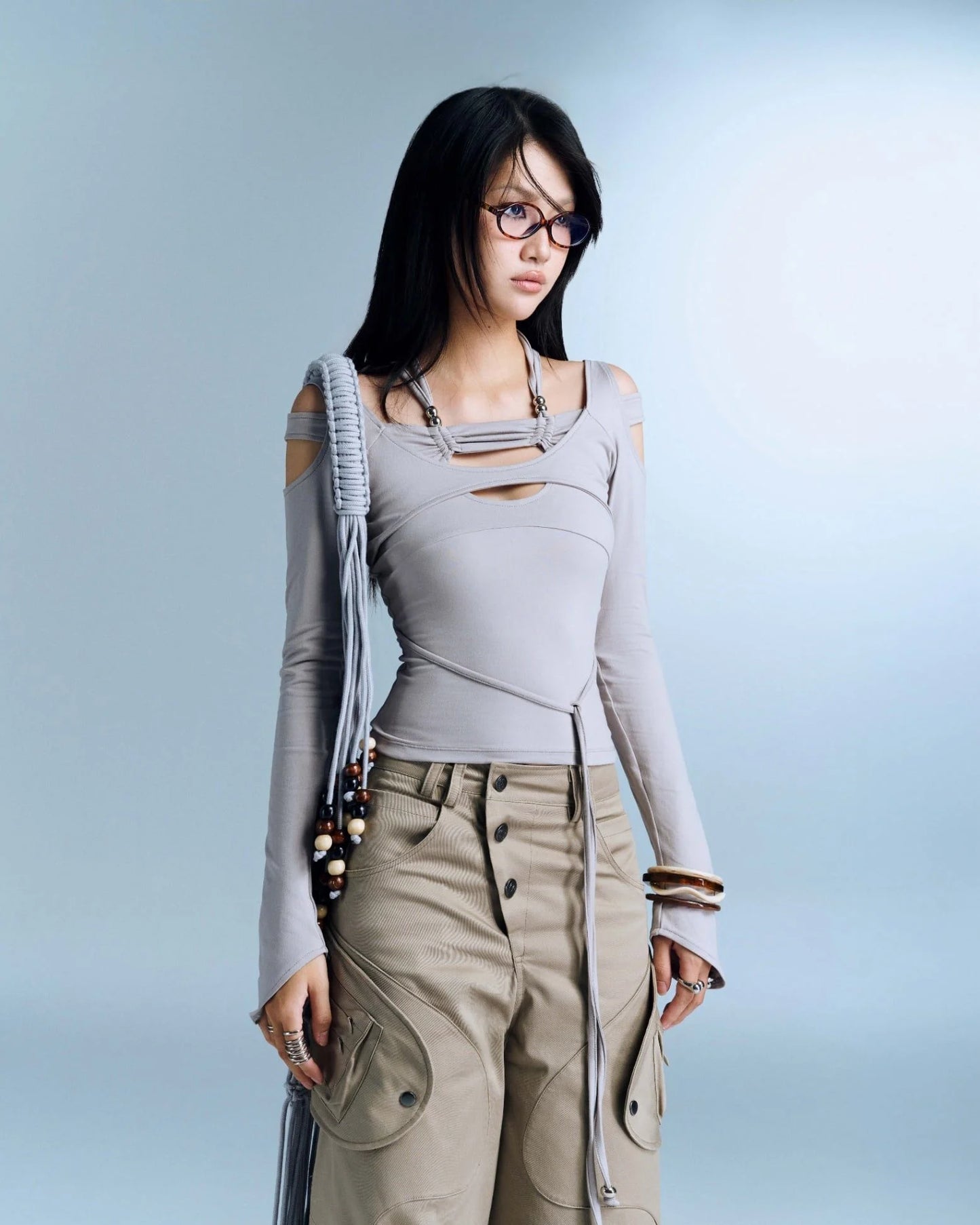 SERAFIN TOP (GREY)