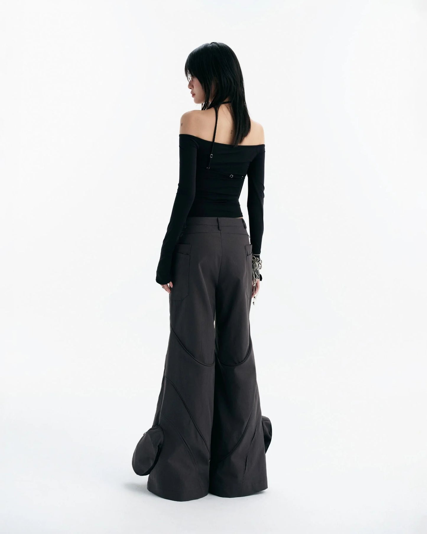 MELVIN LONG SLEEVE TOP (BLACK)