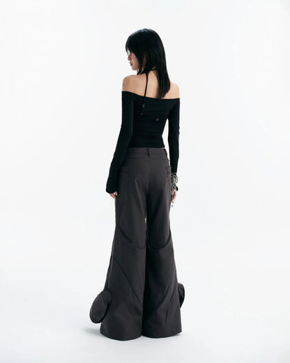 MELVIN LONG SLEEVE TOP (BLACK)
