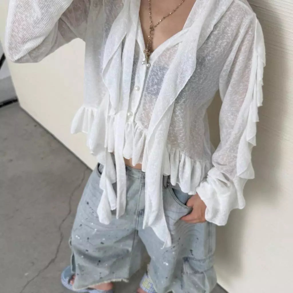 LACEY KNIT TOP